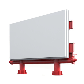 billboard isolated on background with png