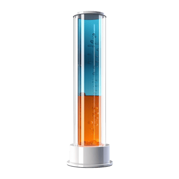 science test tube isolated on background with png