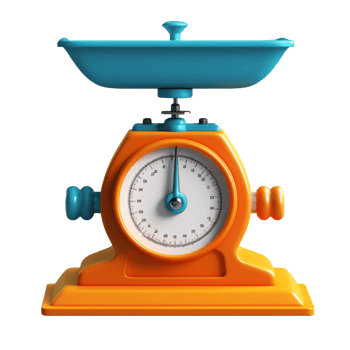 vintage scales isolated on background with png