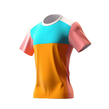 t shirt isolated on background with png