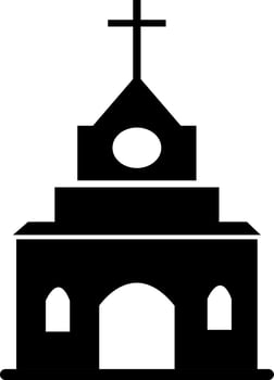 Flat style illustration of Church. vector