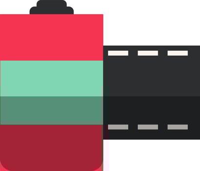 Reel icon or symbol. vector