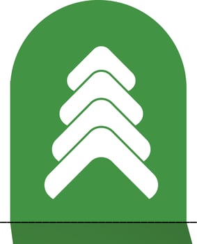 White Christmas Tree design. vector
