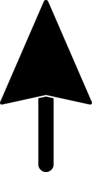 Illustration of creative an arrow icon. vector