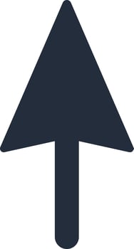 Illustration of creative an arrow icon. vector