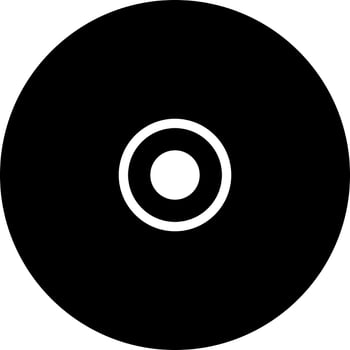Vector illustration of cd or dvd.