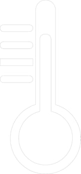 Black line art chemical experiment tube. vector