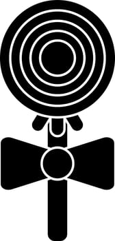 Glyph lollipop icon. vector