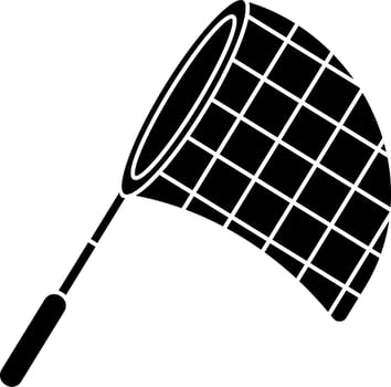 Vector illustration of fishing net icon.