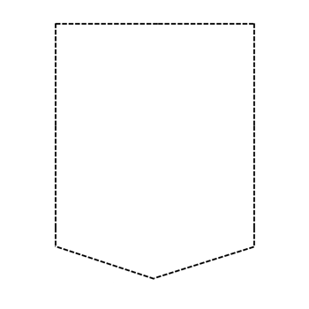 bookmark , pocket, shield, flowchart illustration, white banner clipart, save icon Illustration, Shapes and lines, artistic elements, creative graphics, abstract shapes, geometric patterns png