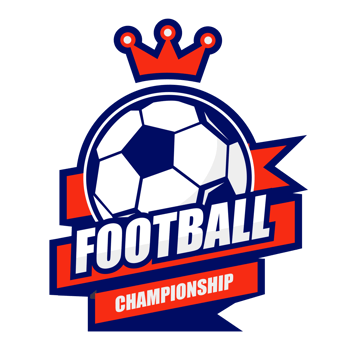 Modern football logol.It's for finisher concept png