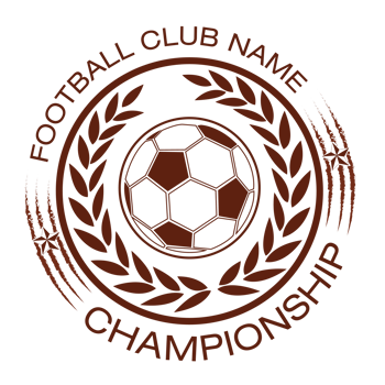 Illustration of football label png