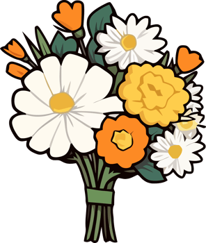 Colorful Spring Floral Composition png