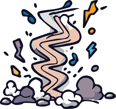 Earthquake png graphic clipart design