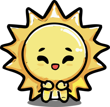Sunny png graphic clipart design