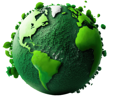 World Earth day concept. Illustration of the green planet earth on a transparent background. earth day poster, banner, card,  APRIL 22, Saving the planet, environment,  Planet Earth,  Generate Ai png