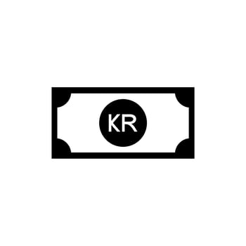 Estonia Currency Symbol, Estonian Kroon Icon, EEK Sign. Vector Illustration