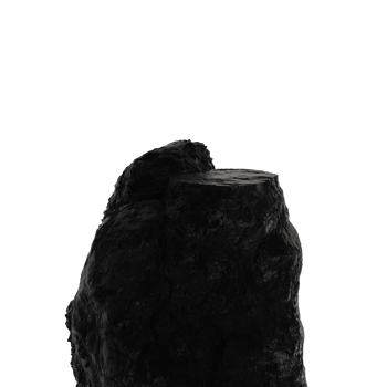 3d render illustration of wood charcoal or coal. for podiums or product stands png