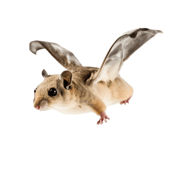 Flying squirrel isolated on Transparent background, Digital Art, Images, isolated on a transparent background, png