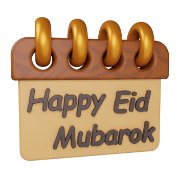 3d icon islamic object eid illustration concept icon render png