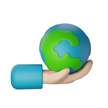 3d icon earth ecology earth day illustration concept icon render png
