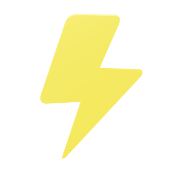 3d icon thunder weather forecast illustration concept icon render png