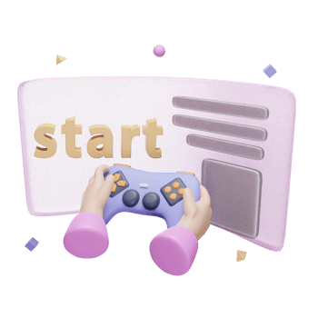 3d icon gaming metaverse illustration concept icon render png