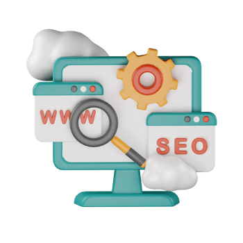 3d icon seo www seo illustration concept icon render png