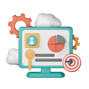 3d icon editable stroke seo illustration concept icon render png