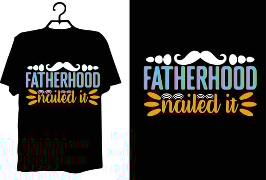 Father's day t shirt design vector