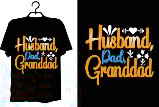 Father's day t shirt design vector