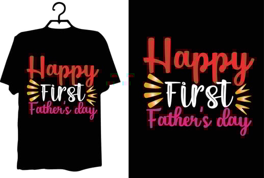 Father's day t shirt design vector