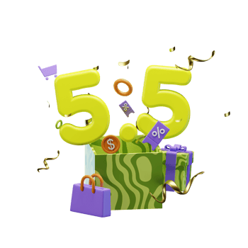 3d icon date 5 calendar illustration concept icon render png