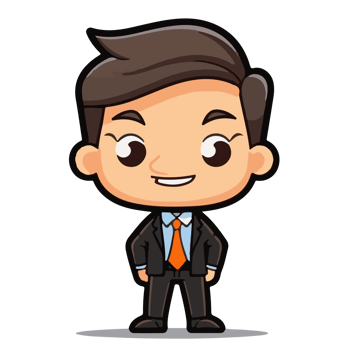 cute businessman icon png