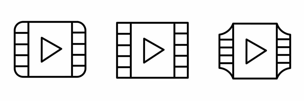 Video cinema icon vector illustration. Stock vector illustrationicon.