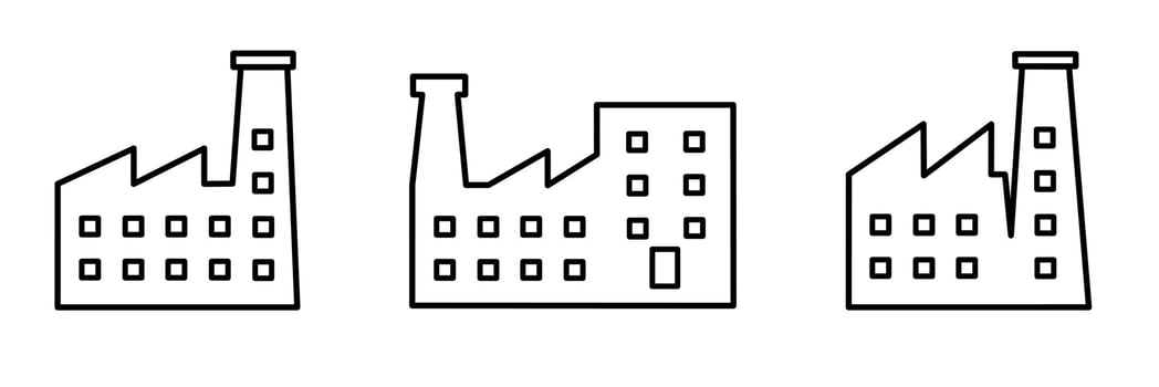 Factory icon vector illustration. Stock vector illustration.