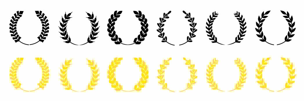Icon design. Wreaths icon illustration collection. vector