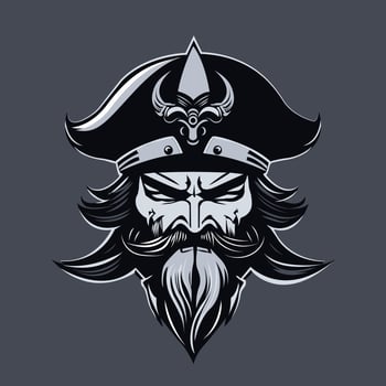Pirate Mascot Vector For Logo sports and Game