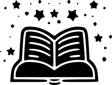 Book icon black outlines isolated vector illustration