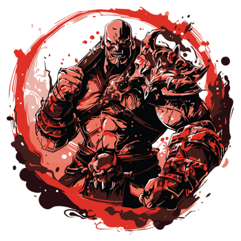 Fashion forward warrior design for fresh and modern tshirt, png