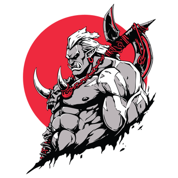 Bold and innovative warrior graphic for new design tshirt, png