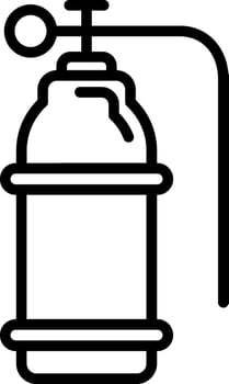 Oxygen tank Vector Icon Design