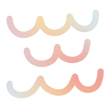 Cute colorful element png