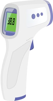 Medical Thermometer Vector illustration digital thermometer infrared vector image