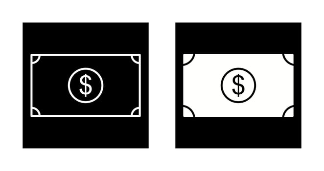Unique Dollar Vector Icon