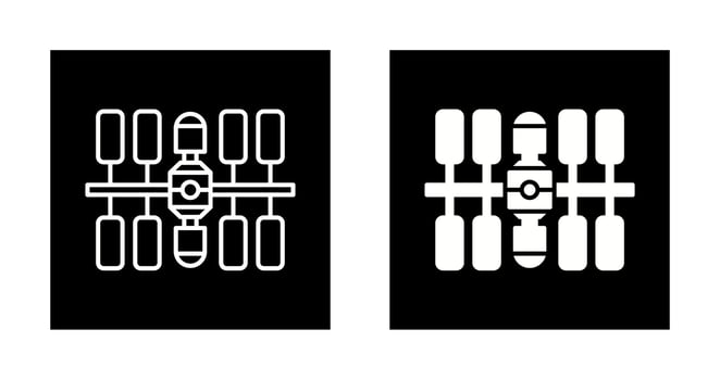 Space Station Vector Icon