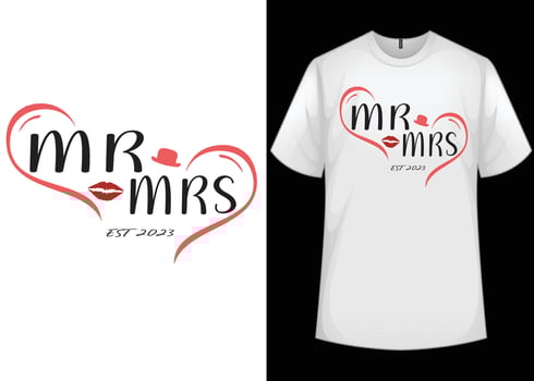 Mr And Mrs Vector Art, Icons, and Graphics
