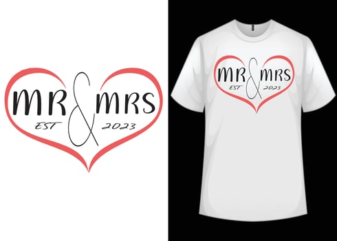 Mr And Mrs Vector Art, Icons, and Graphics