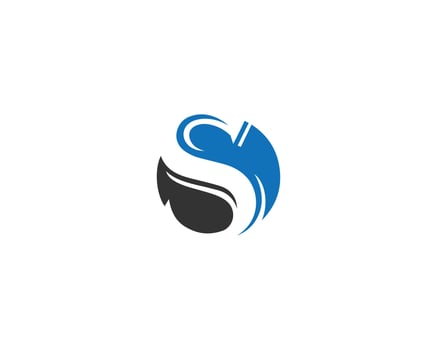 Letter SS or S infinity monogram luxury style logo. Elegant circular letter S and SS logo template vector icon.