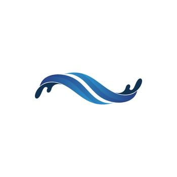 Waves beach vector logo and symbols template icons app